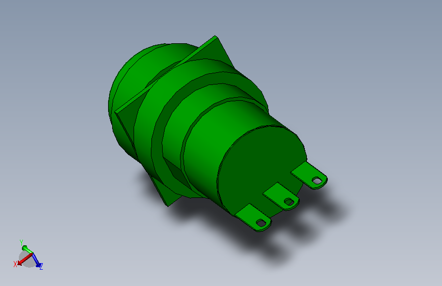 DIA15.5红按键(圆头)红