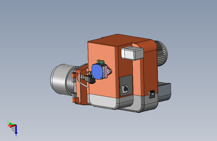 燃烧柴油的燃烧器油