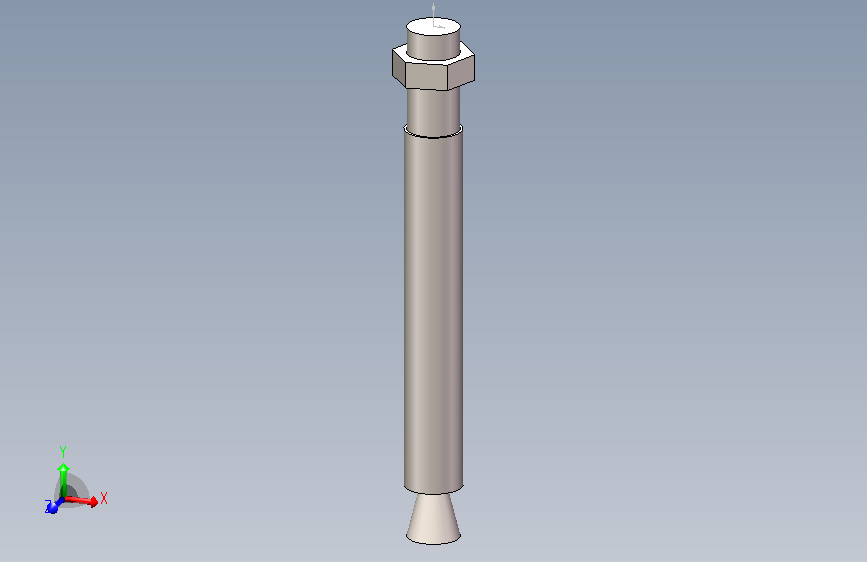 升降输送辊机构-膨胀螺钉M10X100