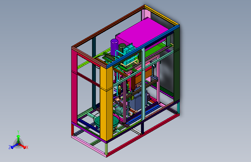 简易公厕污物降解处理机组