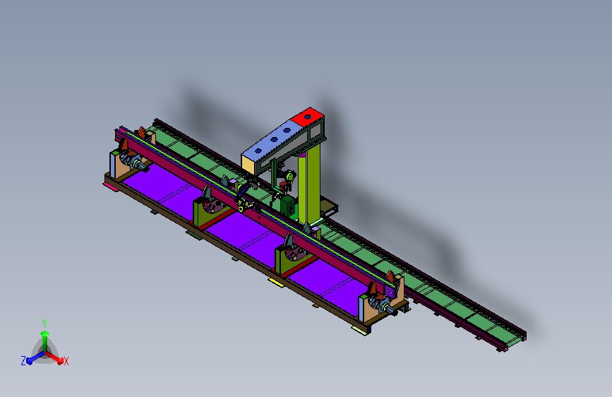 建筑物大型钢构焊接产线