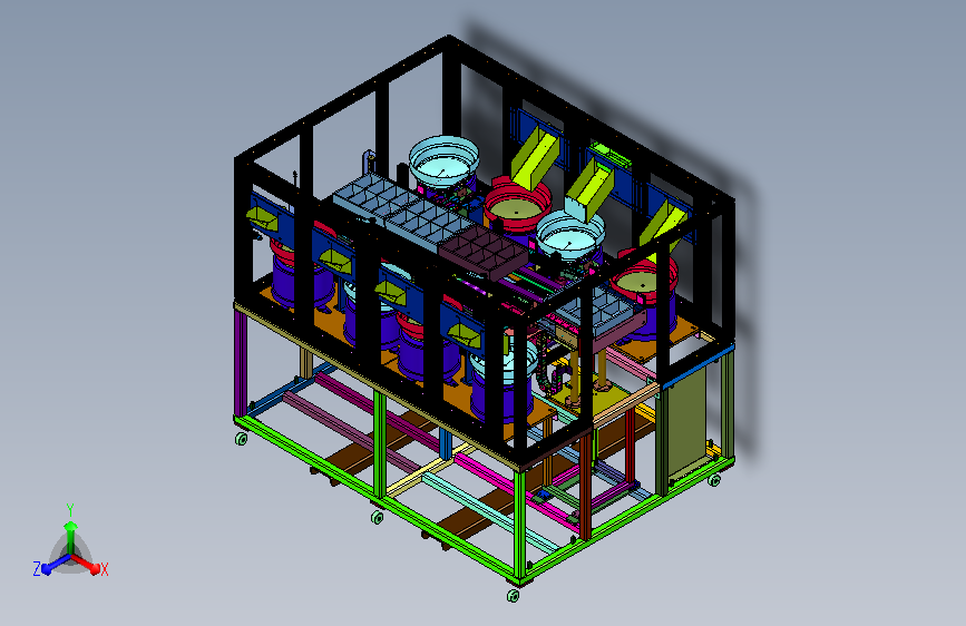 具有计数功能的组合点料机