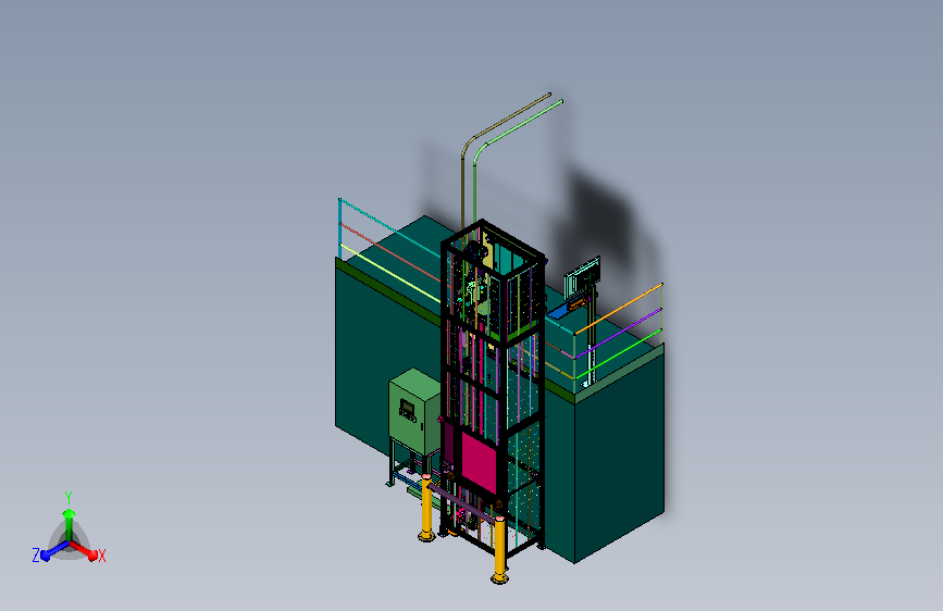 可升降多层送料装置