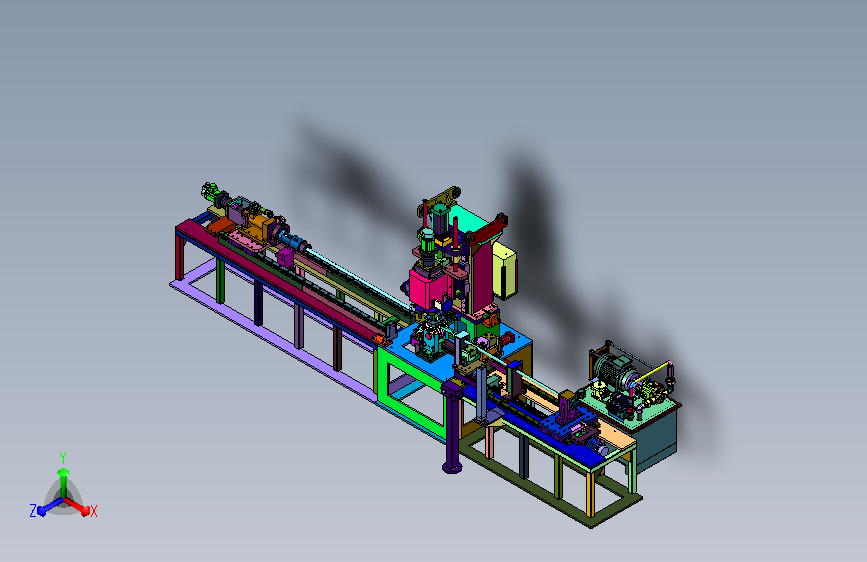 立式数控多头旋转冲管机