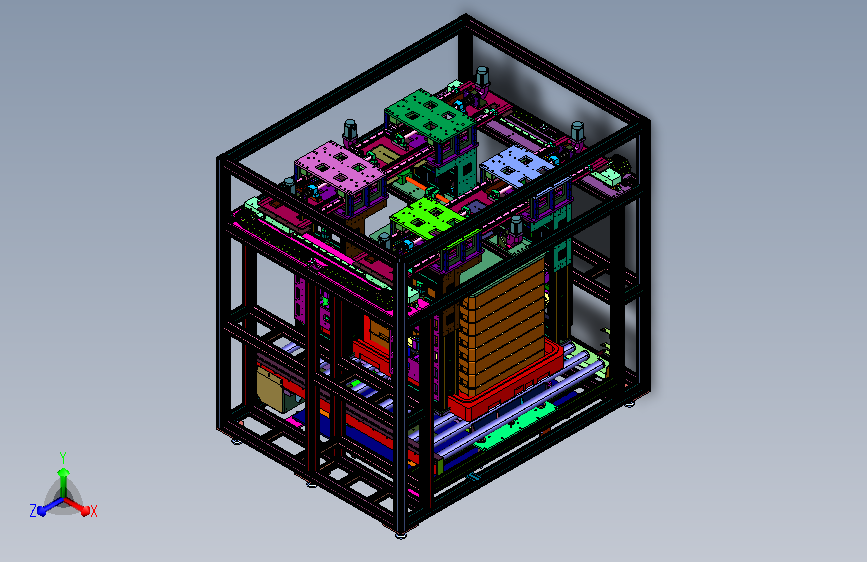 料盒自动堆叠码垛一体化设备