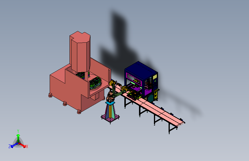 铝模板一体化加工生产线