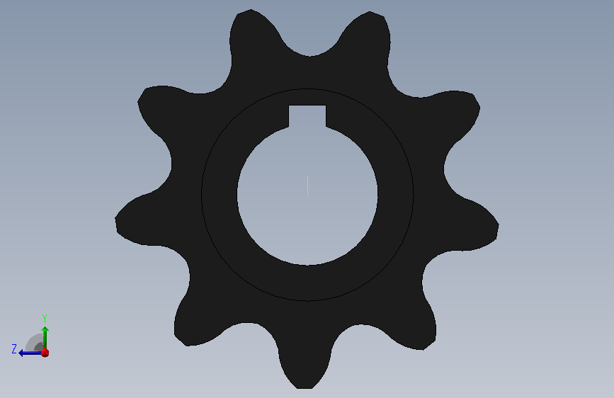 20节圆直径74.27链轮