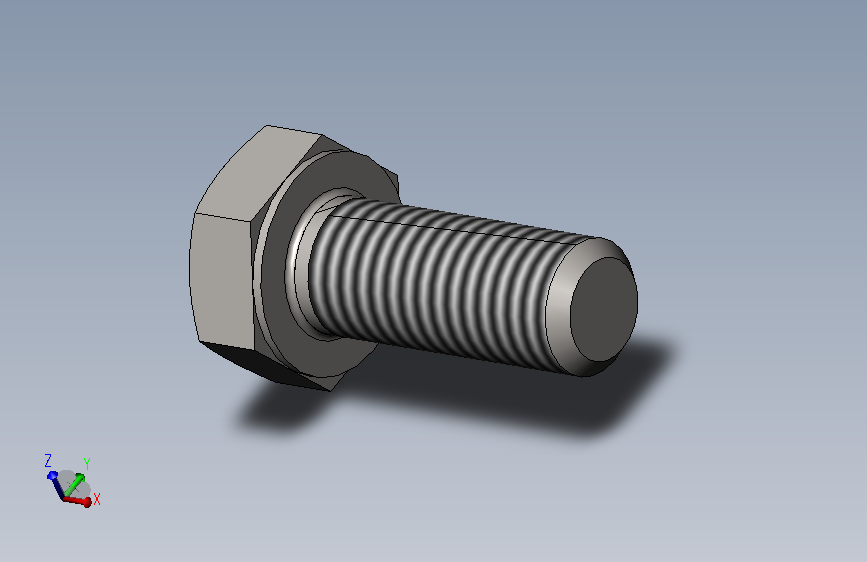 GB／T5783-2000六角头螺栓全螺纹M8×20