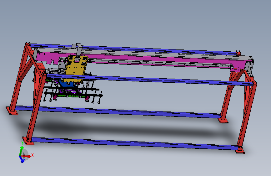 桁架吸附移栽机（可变间距吸盘）
