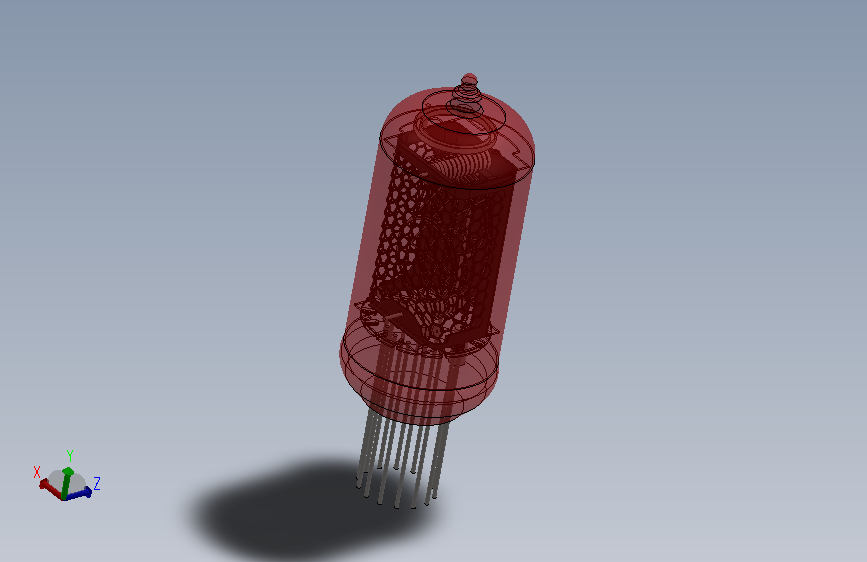 NIXE-GNP-7 电子管 辉光数码管 辉光数码管（Nixie Tube） 是一种早期的数字显示器件，通过充气管内的气体放电（通常是氖气）来显示数字（0-9）