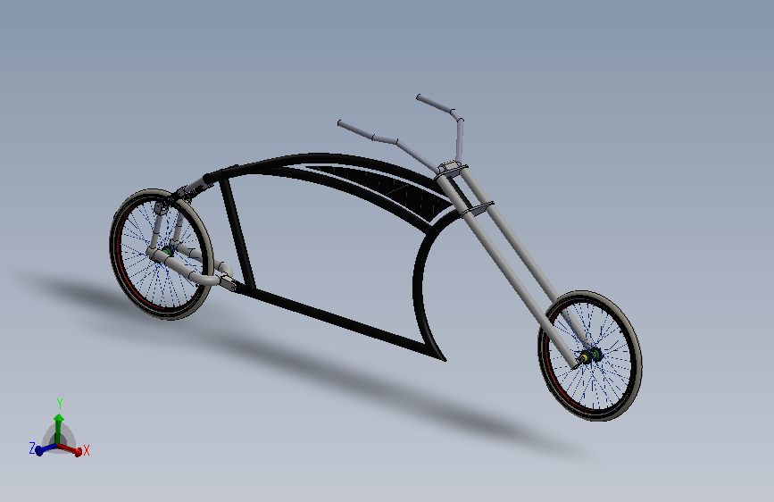solidworks 双轮自行车