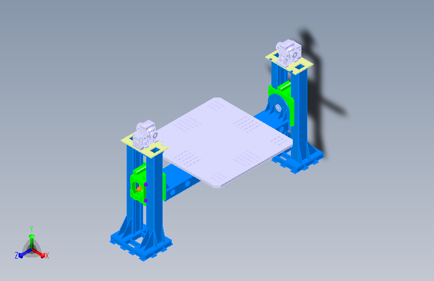 5吨升降式双立柱变位机 xt