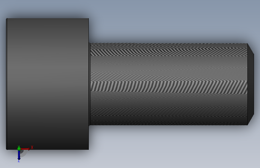 GB/T70.1-2000内六角圆柱头螺钉M10×20 俯视图