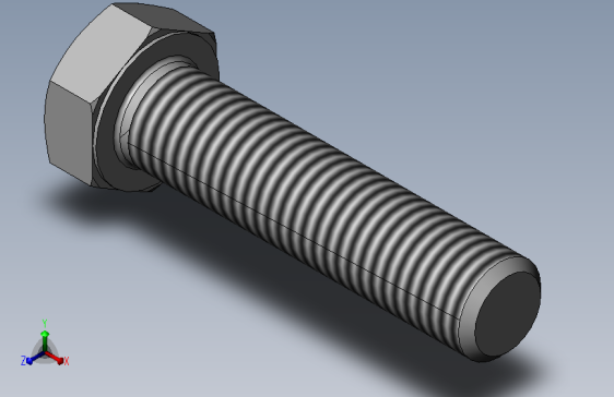 GB／T5781-2000六角头螺栓全螺纹C级M20×85