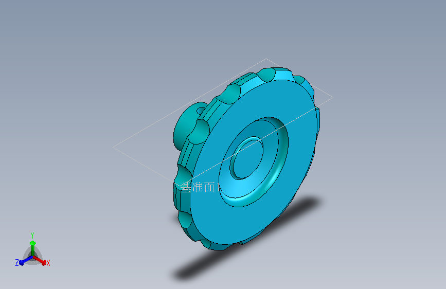 HY8314.26 圆波纹手轮10x80