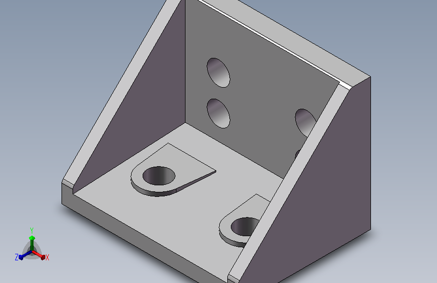 铝型材40支座6孔