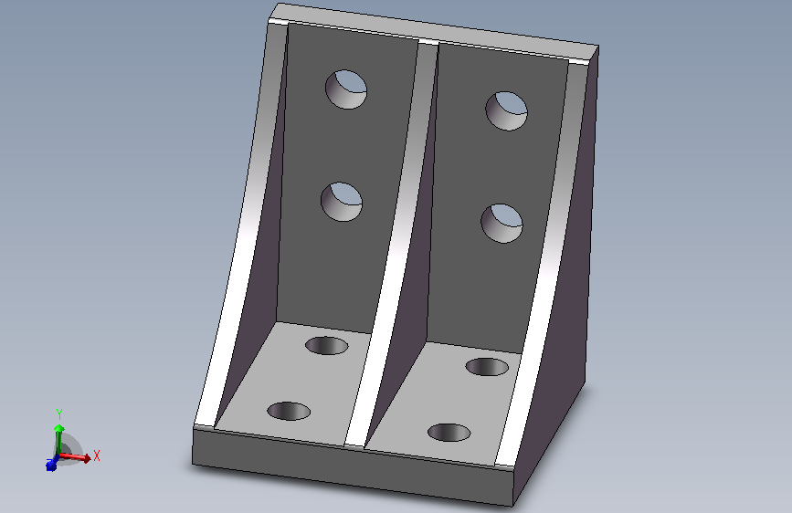 铝型材40支座8孔