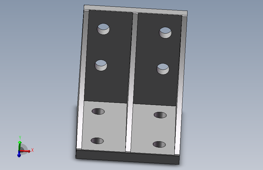铝型材60支座8孔