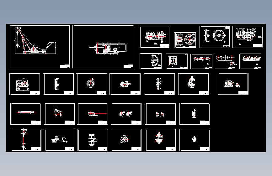 自制移动框架式吊车