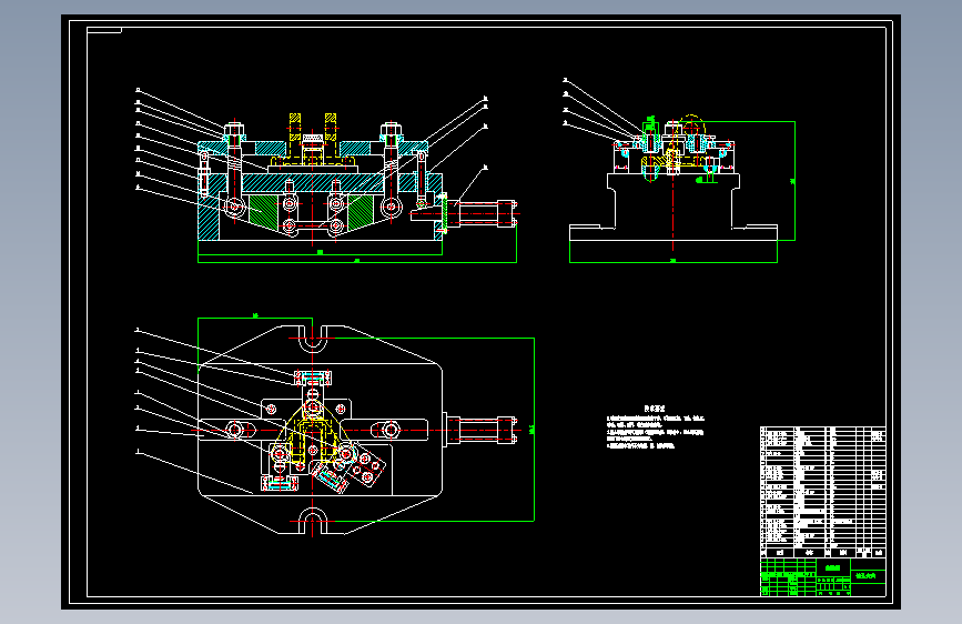 操纵杆支架加工工艺及钻3-Ф11孔夹具设计【气缸夹紧】【原创设计】--250