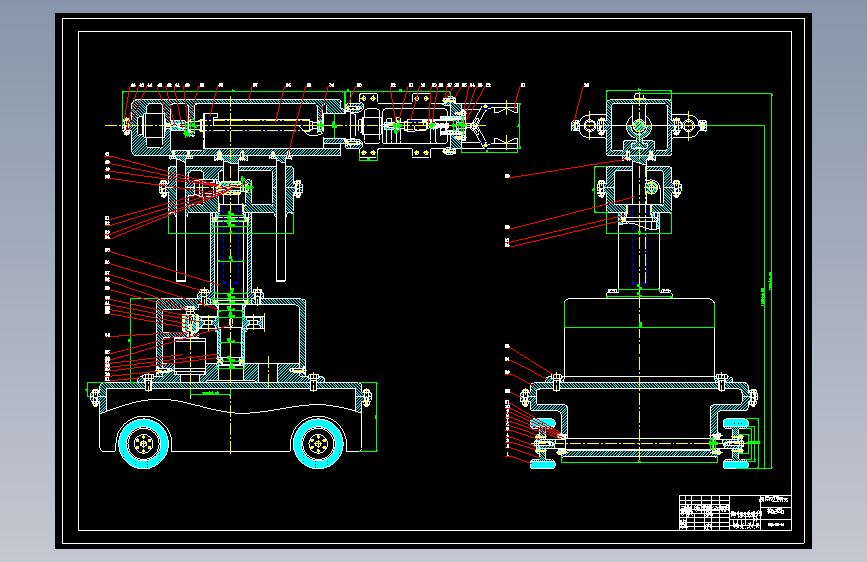 自行走式物料搬运机器人结构设计--150