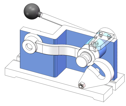 钻摇臂锁紧孔固定式普通钻模==1154625=60