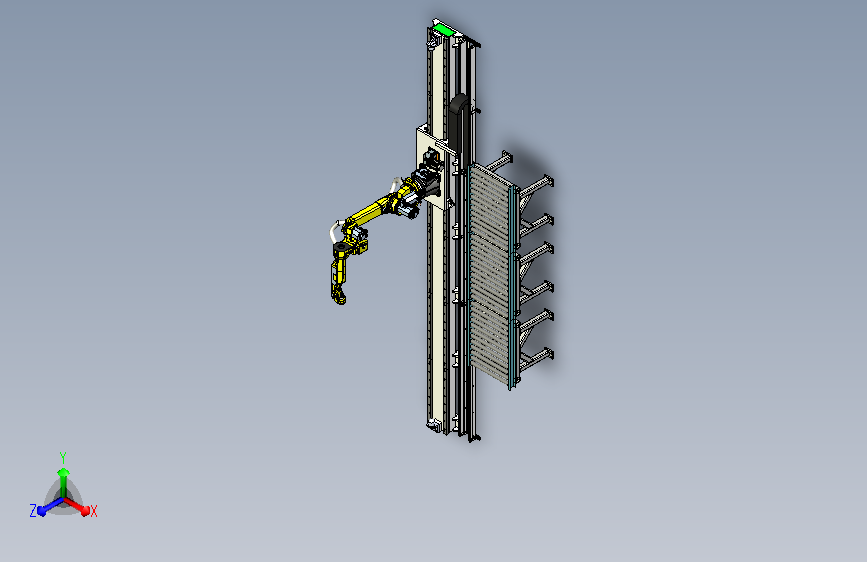 七轴机器人地轨 sw21