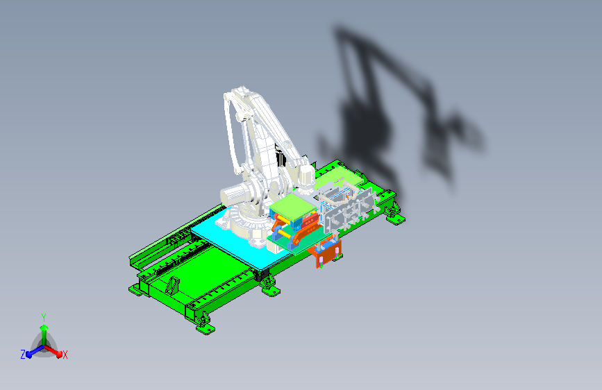 真空吸取+平行夹抱+选址地轨 sw21