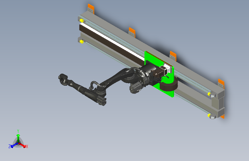 机器人地轨第七轴 sw21