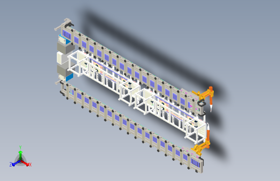 地轨机器人焊接线 sw21