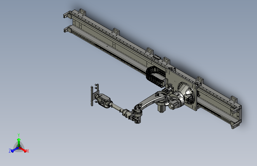 第七轴机器人地轨 sw21