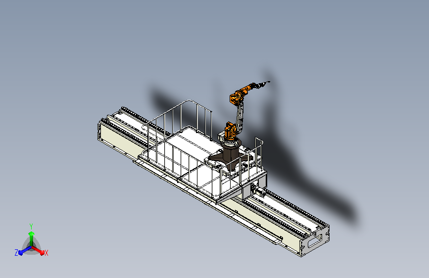 超重型负载焊接机器人地轨 sw21