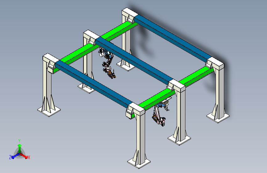 桁架倒装焊接机器人 sw21