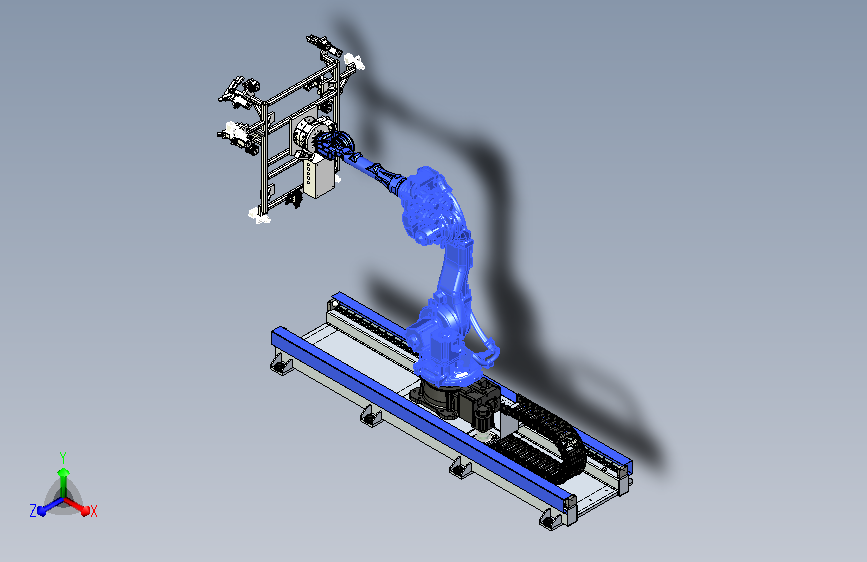 汽车前门机器人自动抓具设计 sw21