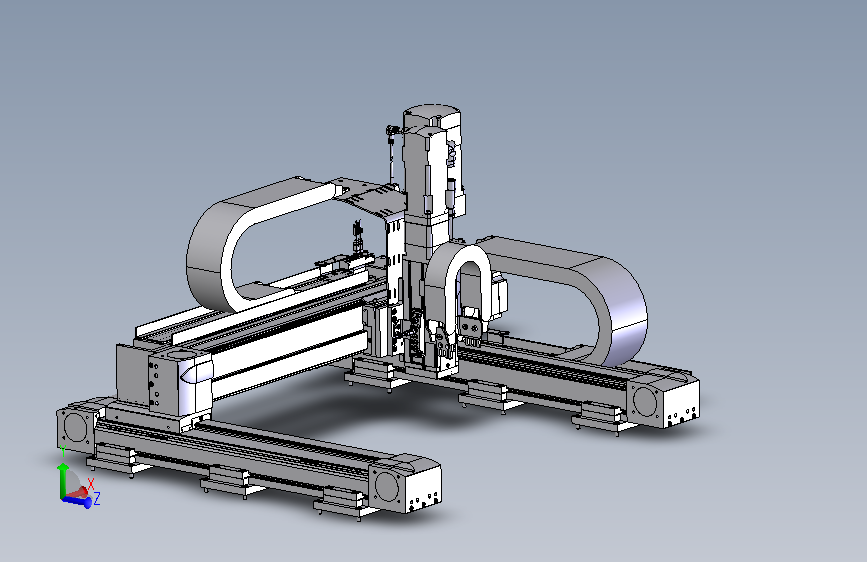齿轮齿条+Z轴同步带结构
