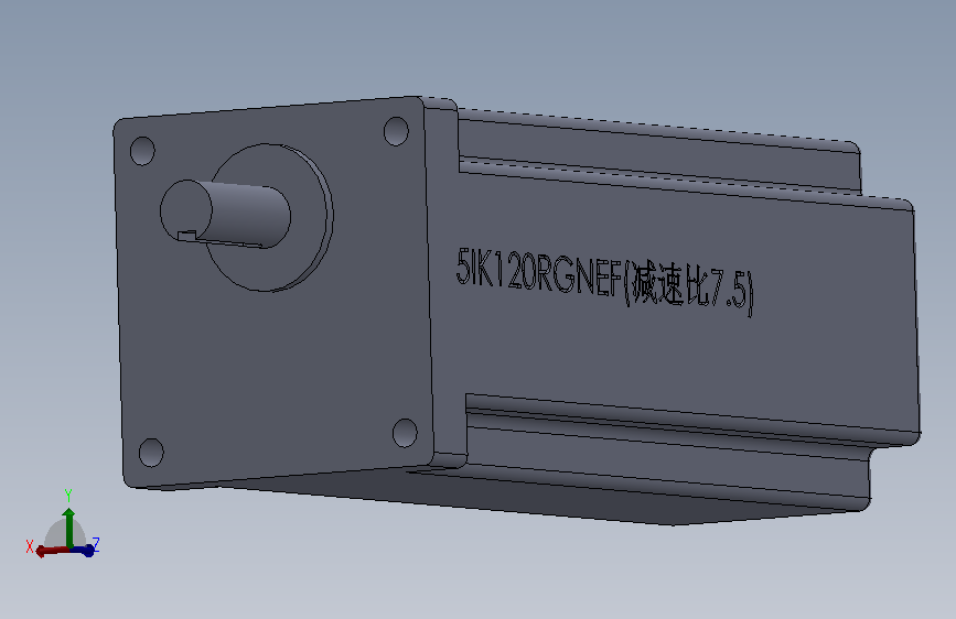 120W普通电机(5IK120RGNEF，减速比7.5)