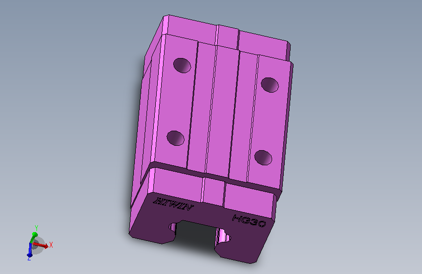 0902-滑块上银HGH30CA