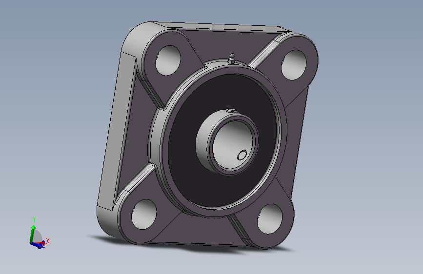 带凸台方形座顶丝外球面球轴承 UCFS305 JB_T 5303-2002