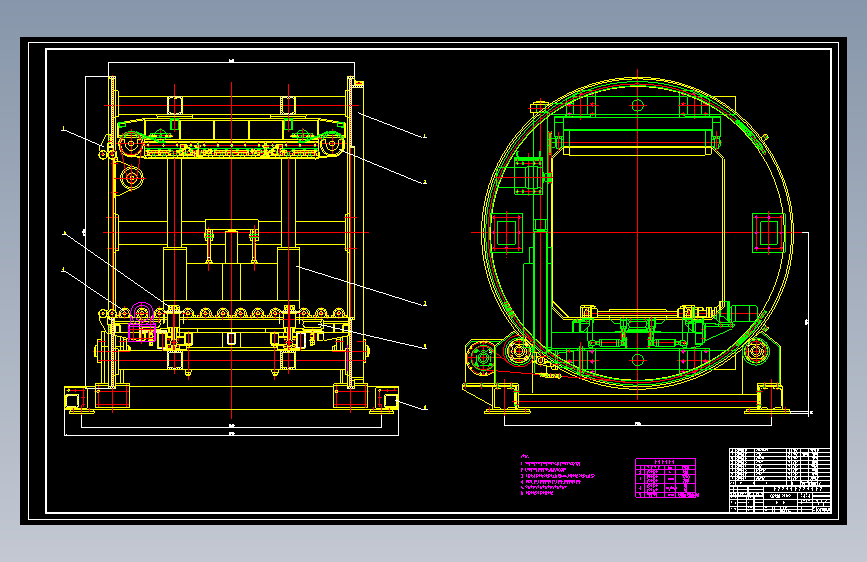 O2750翻转起模机总装图--146823-35