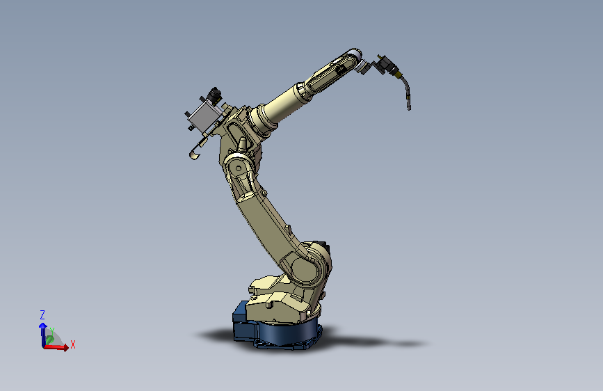 6轴焊接机器人模型设计