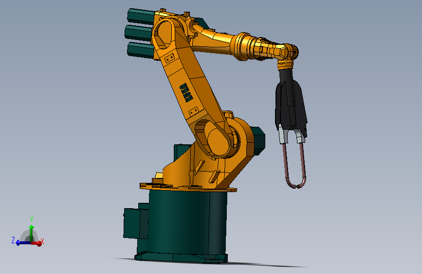 汽车车身钣金总成点焊机器人设计