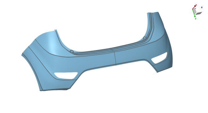 A0006965-现代ix20后保险杠