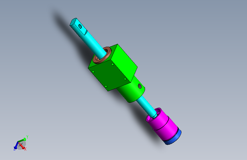A0006978-特殊迷你气缸 – 双活塞杆可调行程