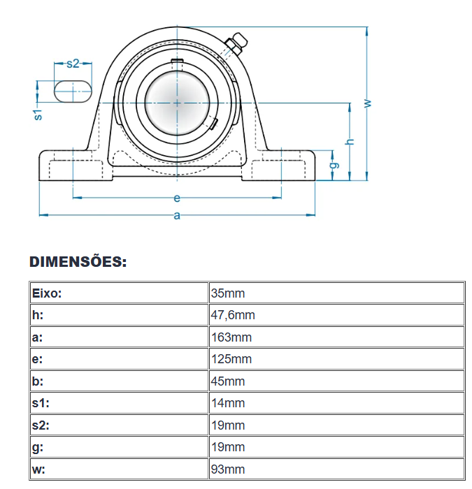 A0006991-Mancal带轴承 - GRAASE 20735MM (轴承座)