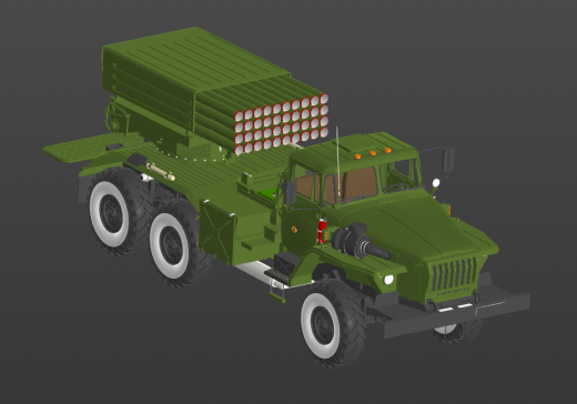 A0006990-BM-21 火箭弹卡车