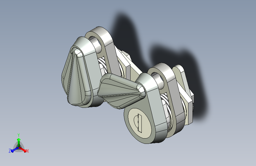 A0007016-Cam Lock Key – 不锈钢安全钥匙