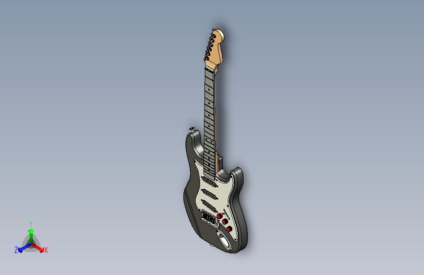 A0007042-电吉他模型