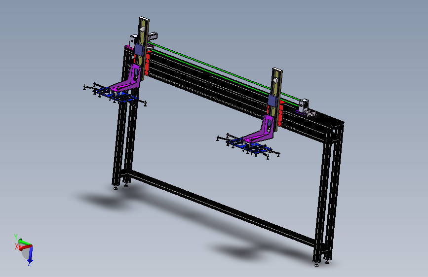 电视面板吸附移栽搬运机构