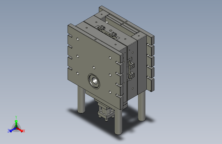 电箱盖子模具设计