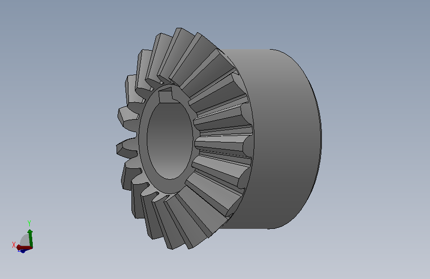 01-11 从动锥齿轮（M2.5-19T-40X28-18X5X5)